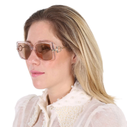 Salvatore Ferragamo Brown Square Ladies Sunglasses SF913S 290 55 SF913S 290 55