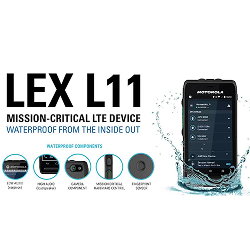 Motorola LEX L11n Rugged PTT Security Law Enforcement Emergency First Responder
