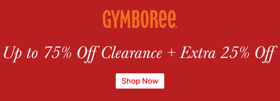 Up to 75% Off Clearance + Extra 25% Off.