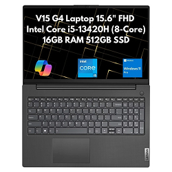 New Lenovo V15 Gen 4 15.6" FHD 8-Core i5-13420H 16GB 512GB SSD Webcam Win 11 Pro