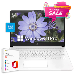 2026 HP Laptop Computer 14 Office 2024 Intel CPU 8GB RAM & 628GB Storage Win Pro