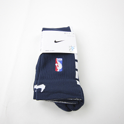Nike NBA Authentics Dri-Fit Socks Unisex Navy New with Tags L