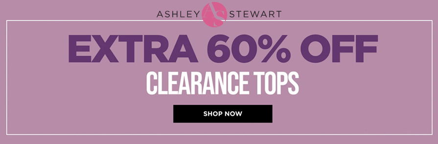 Extra 60% Off Clearance tops.