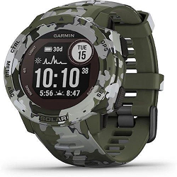 Garmin Instinct Solar Sports Watch Rugged GPS Heart Rate Monitor Camo Lichen