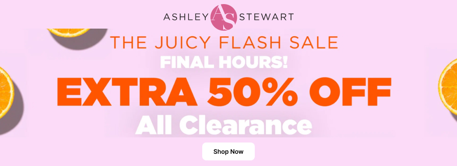 The Juicy Flash Sale! Extra 50% off All Clearance. 