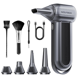 WOLFBOX MF100 Electric Air Duster-150000RPM Super Power Cordless Air Duster