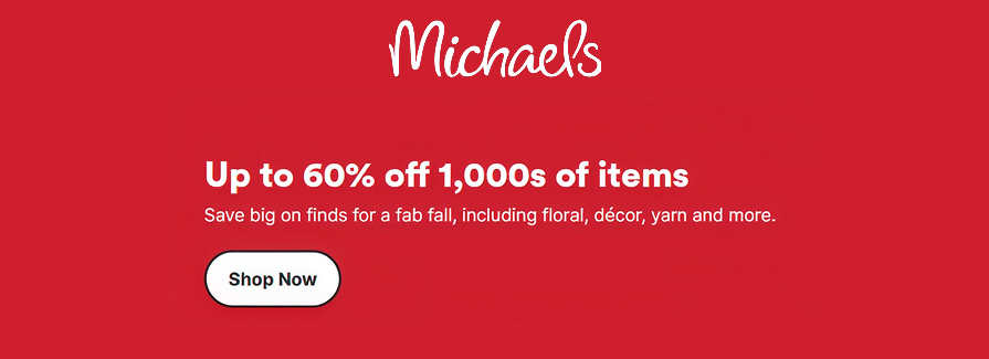 Up to 60% Off, 1000s  of items.