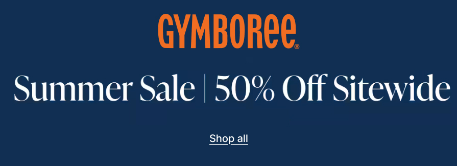 Summer Sale 50% Off Sitewide. Gymboree