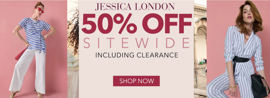 50% off Sitewide Including Clearance.