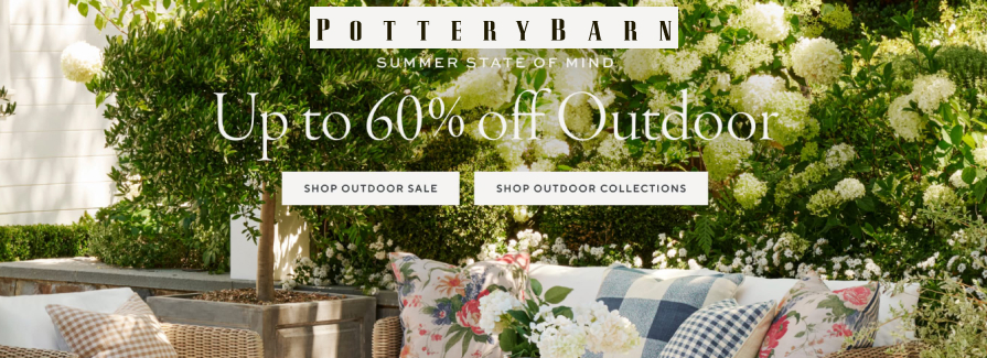 Summer State of Mind Up to 60% off Outdoor. Pottery barnhttps://fave.co/4vbJteN