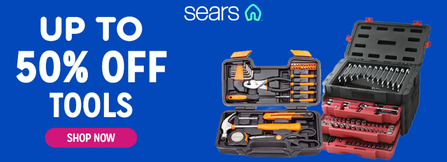 Up to 50% Off Tools. sears