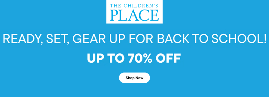 Ready, Set, Gear Up for Back to School! Up to 70% Off.