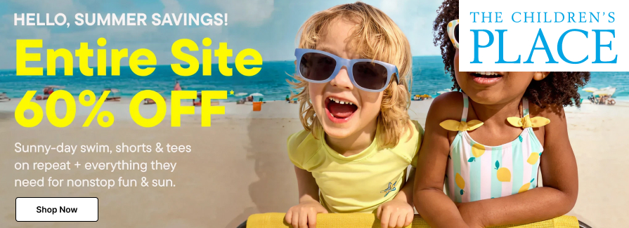 Hello, Summer Savings! Entire Site 60% Off.
