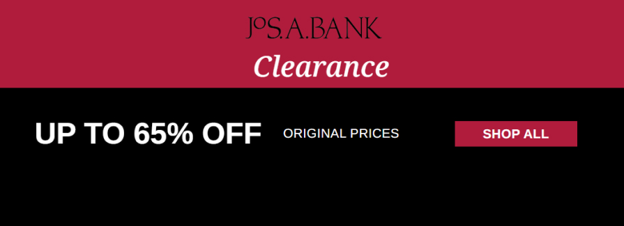 Up to 65% off Clearance. Jos.a.bank